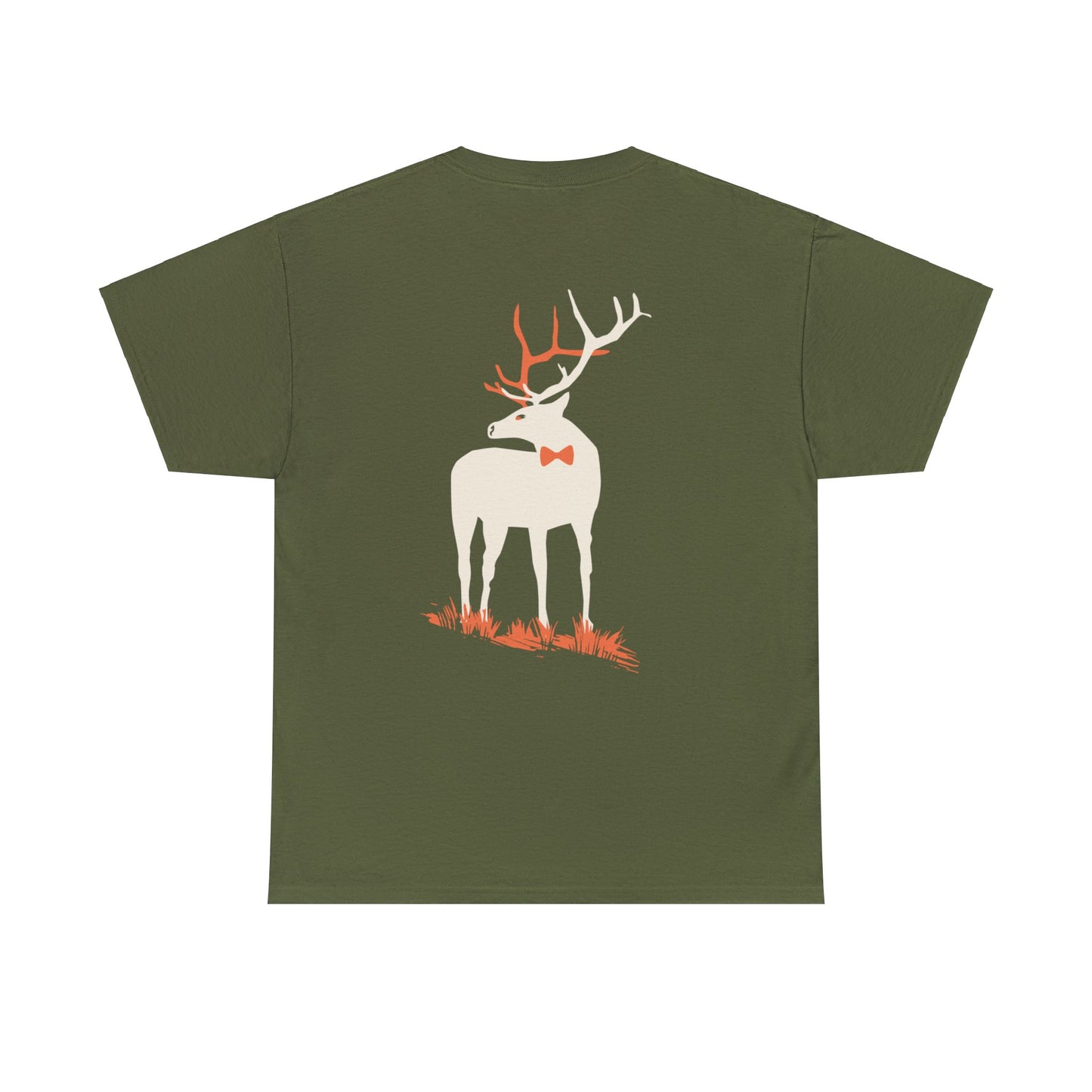 Camp Creek Elk Tee / Tan+Orange