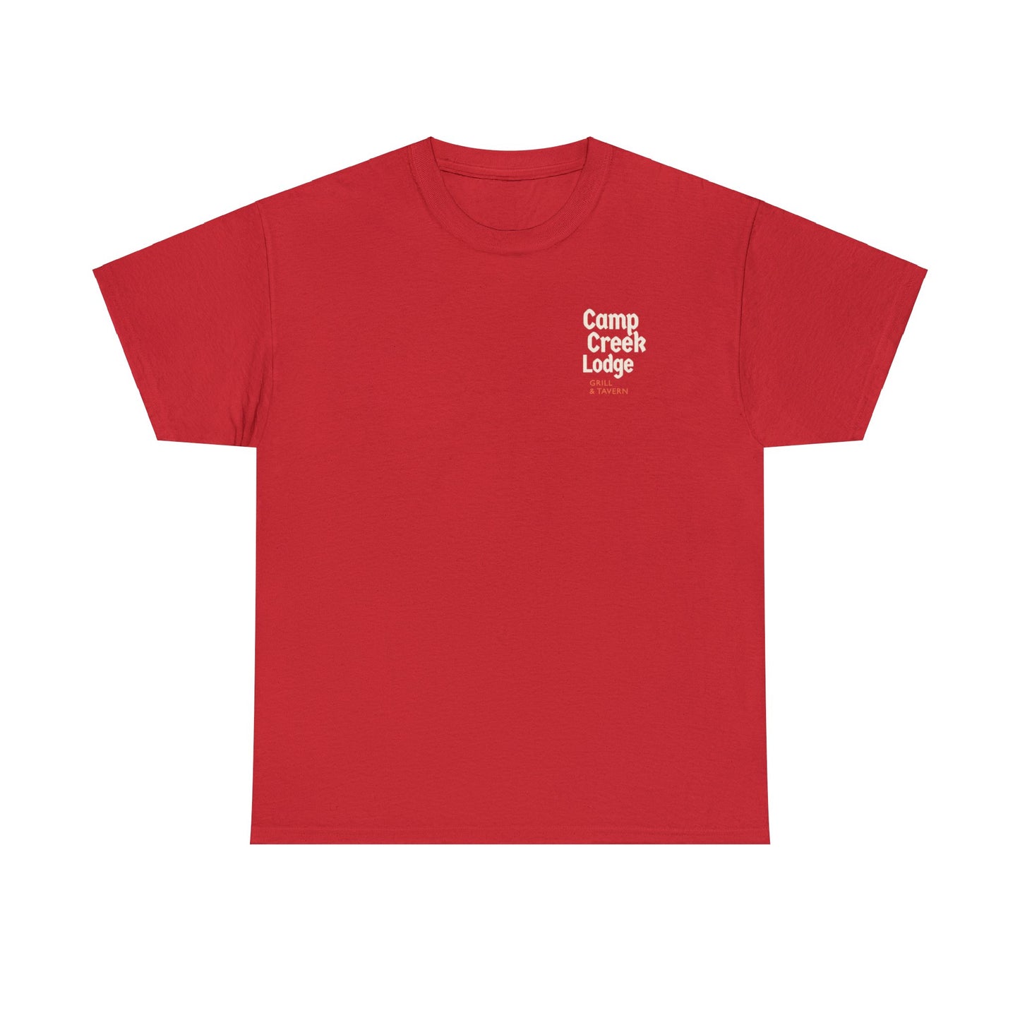 Camp Creek Elk Tee / Tan+Orange
