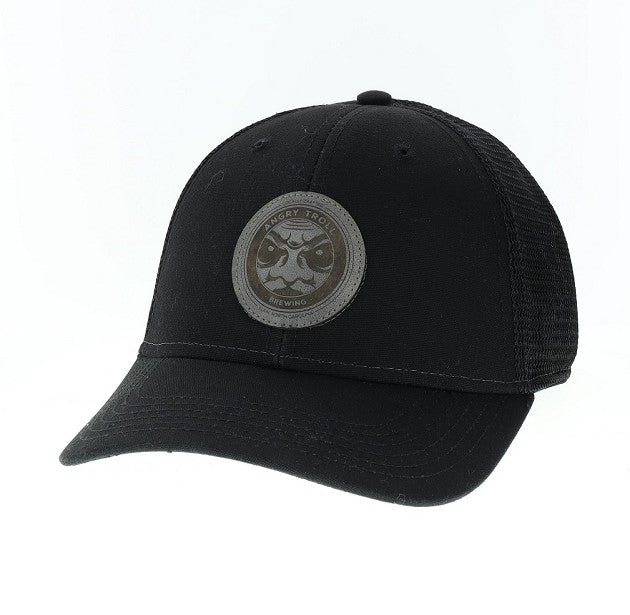 Black Trucker MPS w/custom circle leather