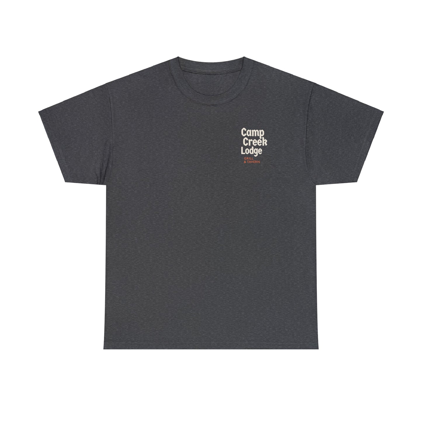 Camp Creek Elk Tee / Tan+Orange
